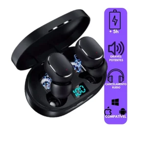 Fone Bluetooth TWS In-Ear com Microfone – Compatível com Todos os Celulares - Imagem 6