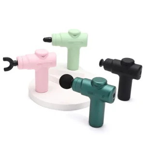 Mini Massage Gun com 6 Velocidades – 4 Cabeçotes, Silenciosa, USB e 1500mAh - Imagem 6