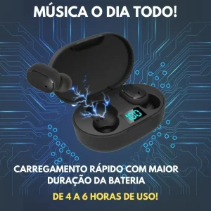Fone Bluetooth TWS In-Ear com Microfone – Compatível com Todos os Celulares - Imagem 2