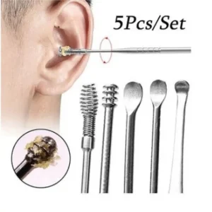 Kit Removedor de Cera de Ouvido – 6 Peças com Estojo, Inox e Seguro para Uso Pessoal - Imagem 6