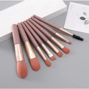 Kit de Pincéis de Maquiagem 8 Peças Dafushop – Cerdas Macias e Alta Qualidade - Imagem 3
