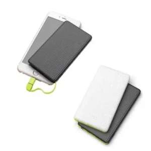 Carregador Portátil 5.000mAh com Cabos V8 e Lightning – Power Bank Ultra Slim - Imagem 4