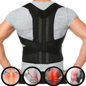 Corretor Postural Magnético com Hastes – Colete Lombar Ajustável, Confortável e Discreto - Imagem 2