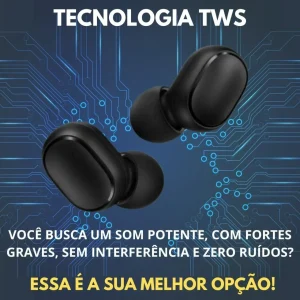 Fone Bluetooth TWS In-Ear com Microfone – Compatível com Todos os Celulares - Imagem 3