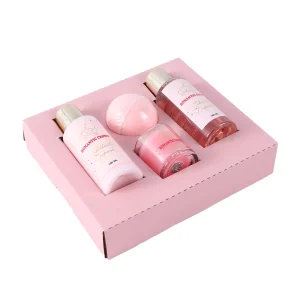Kit Presente Romantic Crown 4 Peças – SPA Feminino com Sais, Sabonete, Vela e Bola de Banho - Imagem 2