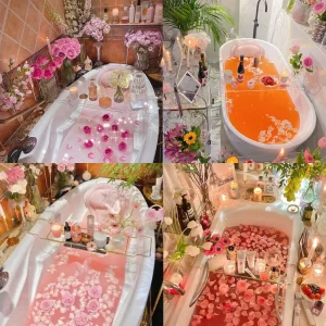 Kit Presente Romantic Crown 4 Peças – SPA Feminino com Sais, Sabonete, Vela e Bola de Banho - Imagem 6