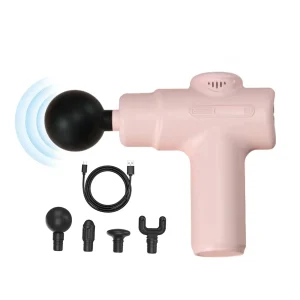 Mini Massage Gun com 6 Velocidades – 4 Cabeçotes, Silenciosa, USB e 1500mAh - Imagem 9