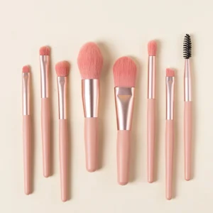 Kit de Pincéis de Maquiagem 8 Peças Dafushop – Cerdas Macias e Alta Qualidade - Imagem 6