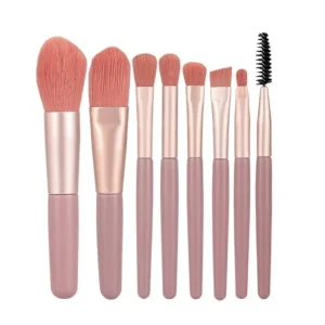 Kit de Pincéis de Maquiagem 8 Peças Dafushop – Cerdas Macias e Alta Qualidade - Imagem 4