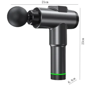 Massageador Gun Profissional 6608 – 99 Níveis, 8 Cabeçotes, Relaxamento Muscular Profundo, LCD - Imagem 6