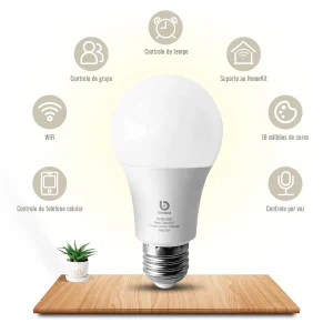 Lâmpada Inteligente COIBEU Wi-Fi e Bluetooth – Compatível com Alexa, Tuya e Google Home - Imagem 2