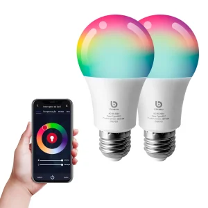 Lâmpada Inteligente COIBEU Wi-Fi e Bluetooth – Compatível com Alexa, Tuya e Google Home - Imagem 1