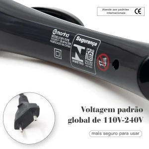Modelador de Cabelo Morina BY-707B – Cachos Naturais, Cerâmico, 180°C, Bivolt - Imagem 4