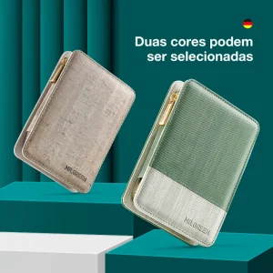 Kit de Manicure Profissional Mr. Green MR-8888 – 8 Peças Inox com Estojo de Couro Premium - Imagem 2