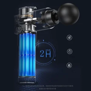 Massageador Gun Profissional 6608 – 99 Níveis, 8 Cabeçotes, Relaxamento Muscular Profundo, LCD - Imagem 3