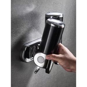 Dispensador Manual de Sabonete Líquido – Suporte de Parede Multifuncional - Imagem 5