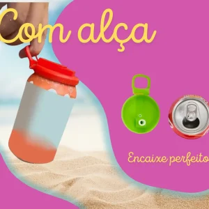Tampa de Lata de Refrigerante com Canudo – Preserve o Gás da Bebida - Imagem 5